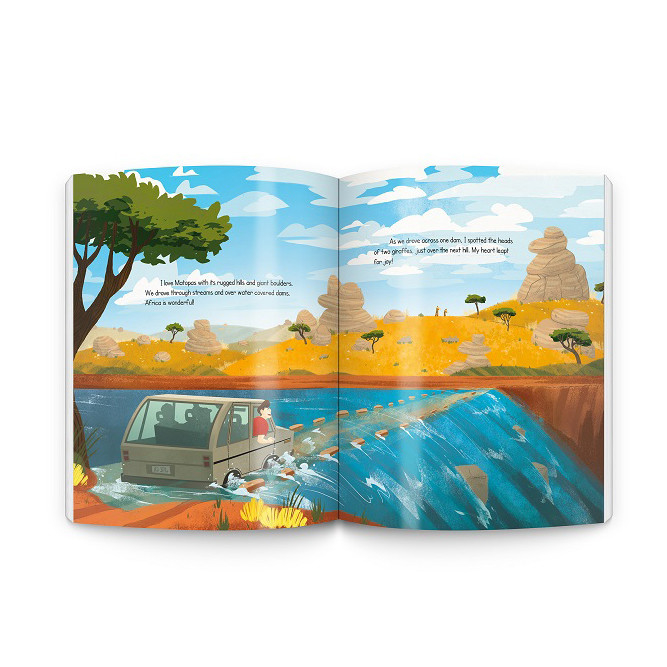 CMYK 4 kleurendruk Kinderboeken Aangepaste logogrootte