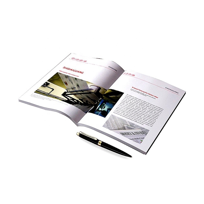 A5 148x210mm Productcatalogus Afdrukken Zadelgestikte binding