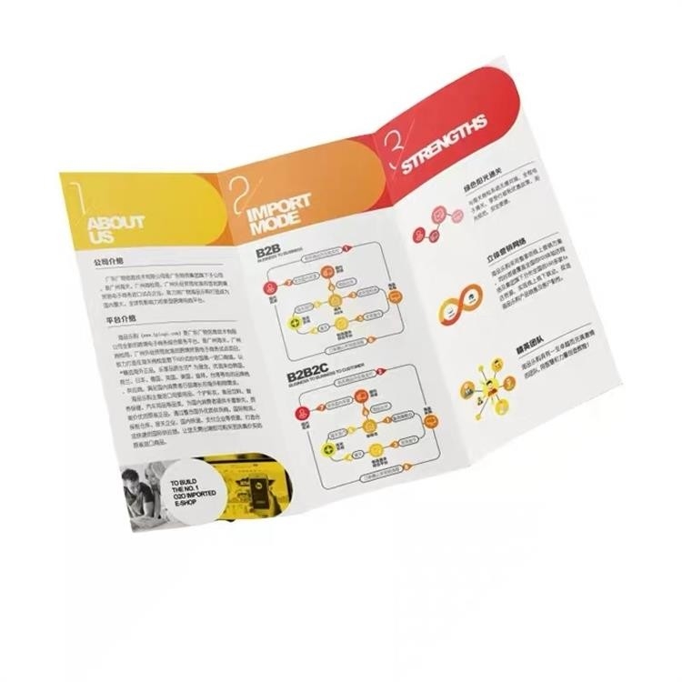 OEM Kartonnen Kleurenbrochure die het Perfecte Bindende Zadel Stikken drukken