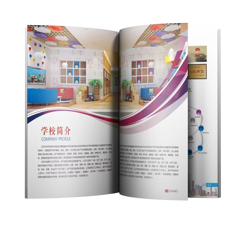 A5 A6 Kleurboek Afdrukken Filmlaminering Catalogusafdrukservices