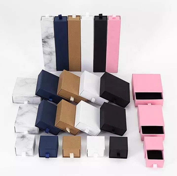 Materiaal van het de Dozen Kartonnen Fluweel van de halsbandarmband het Volledige Kleur Gedrukte