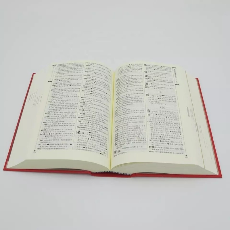 Glanzende / matte laminering Afdrukbaar Engels woordenboek Kleurrijk digitaal afdrukken