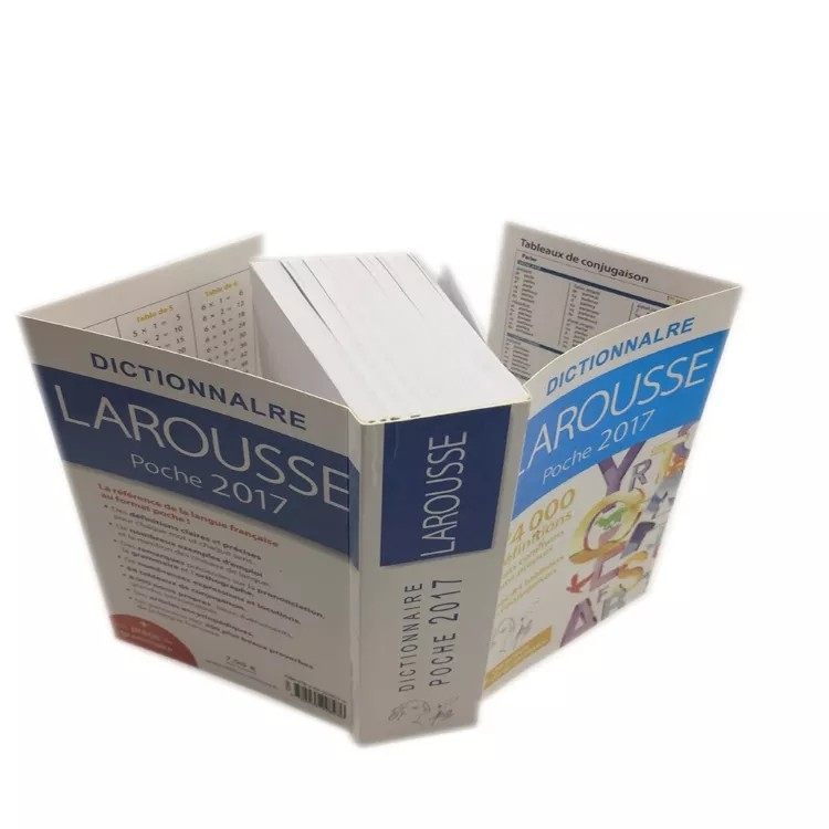 Woordenboek Offsetdrukservice Kartonnen kunstpapier Cmyk-kleur