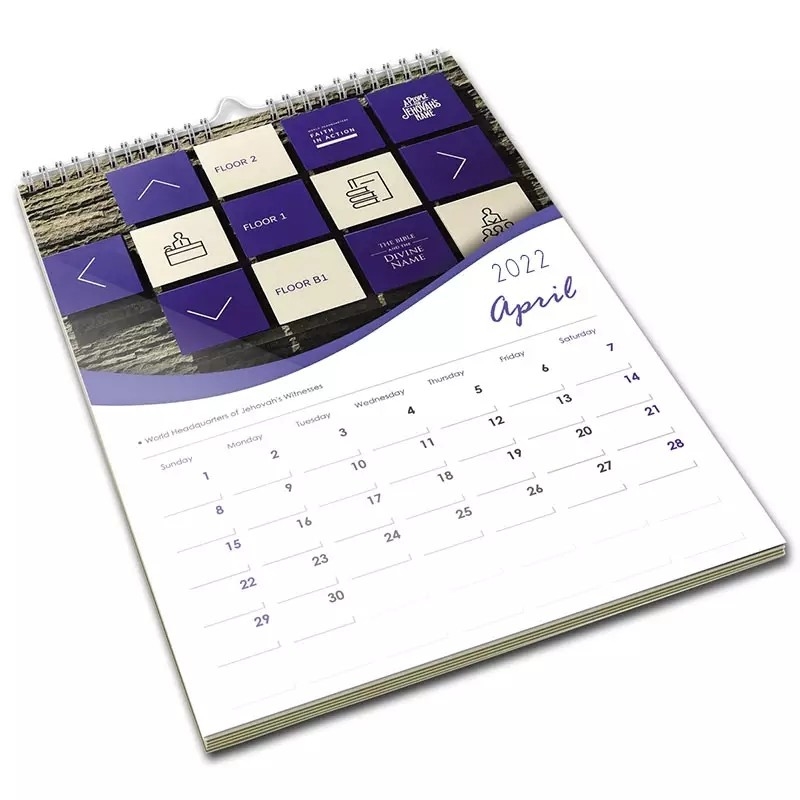 Custom Coloring Printing 2023 Wandkalender A5 142x210mm Promotie