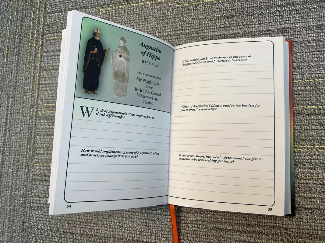 Karton Met een laag bedekt Document Douane Kleurend Boek die Klassiek Ontwerp CMYK drukken