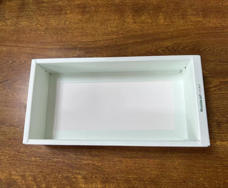 Eco Vriendschappelijk Kraftpapier plooide Kleine Groene Oranje OEM 90mm 13cm van de Verpakkingsdoos